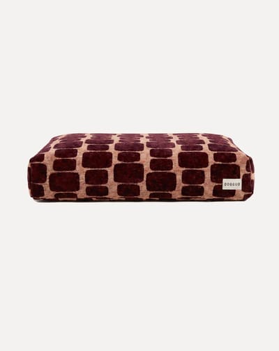DOGGUO® Orthopedisch Hondenkussen - M 85x55 cm - Hondenmatras - Honden Kussen voor Hond - Zachte Hondenbed - Wasbare Hoes - Memory Foam Hondenmand - Dog Bed - Coussin Chien - Peach Bordeaux