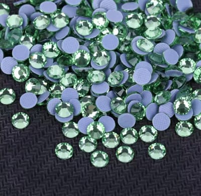 BamBella® - SS6 - Licht groen - Hotfix strass Steentjes - 1440 stuks - strass stenen glitters nail art kleding versieren
