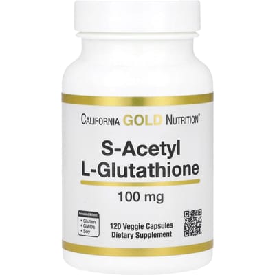 S-Acétyl L-Glutathion, 100 mg, 120 gélules végétales