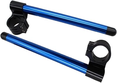Stuurklemmen Motor - Verhogers Stuur - Rijcomfort Verbeteren - Verstelbare Diameter - 22mm - Blauw