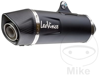 Uitlaatdemper Leovince Nero voor scooter Piaggio 400 MP3 2007 tot 2012