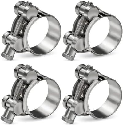 Scharnierpenklem W1 44-47mm - Roestvrijstalen Klemmen 10 Stuks