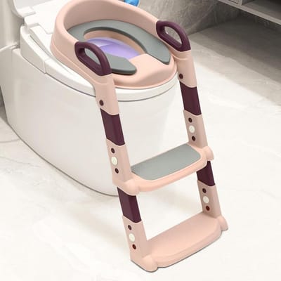 Potjestrainer met Verstelbare Trap voor Kinderen en Baby's - Universele WC-Bril Verhoger