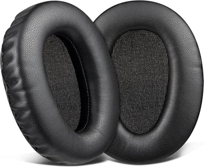 Lambskin Leren Vervangende Oorkussens voor Over-Ear Hoofdtelefoons, Comfortabele Earpads met Hoge Dichtheid Schuim voor Optimale Geluidsisolatie