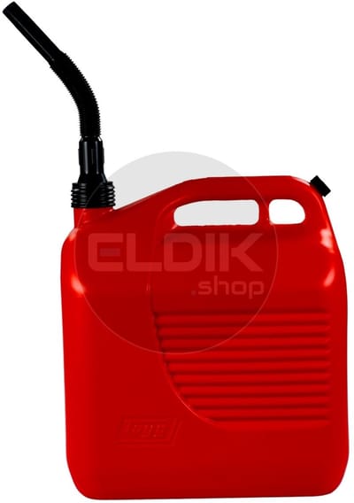 Jerrycan met Tuit en Ontluchting - 20 Liter - Rood