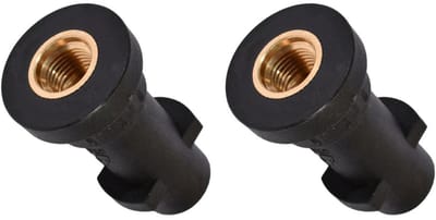 2 stuks adapter - geschikt voor Aquatak 126411396 - Bosch - Kärcher K - Lavor Kew Nilfisk Alto - 126411396 - Bajonetadapter 1/4 inch binnendraad - hogedrukreiniger - geschikt voor huis en tuin K2 tot K7 - bajonetadapter voor spuitlansen M22 x 1.5