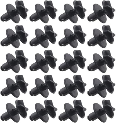 Dailygoods - Batterij Covers Cowl Panel Retainer Clips - Interieur Onderdelen - Zwart - Nylon Clips - Geschikt voor Range Rover - 20 Stuks