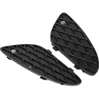 Paire de Grilles de Pare-chocs Avant Grille Mesh 2118850353 Convient pour Mercedes Benz Classe E W211 E320 E350 E500 2003 2006 black