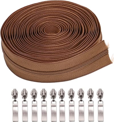 Nylon Ritssluiting Set - Kleding Rits - Zelf Naaien - Automatische Vergrendeling - Maat 3