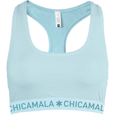 Chicamala Dames BH – 1 Pack – 95% Katoen – Ademend – Onderbroeken Dames – Racerback Top – Normale Lengte