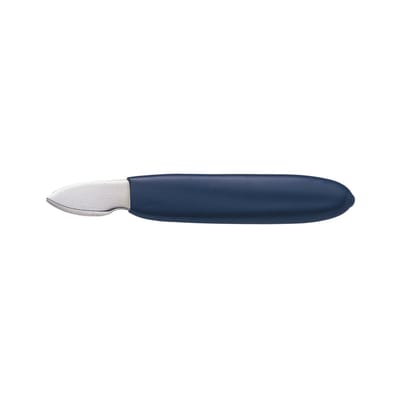 Kastopener – voor polshorloges en zakhorloges met aangeperste achterkant – vernikkeld lemmet met kunststof handvat – 11,5 cm