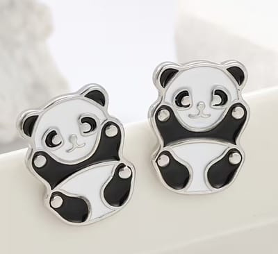Panda Oorbellen – Lief Design