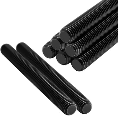 M6 Draadstangen 100 mm - 8 Stuks RVS A2 V2A Draadstangen voor Meubelconstructie, Machineassemblage en Bevestiging