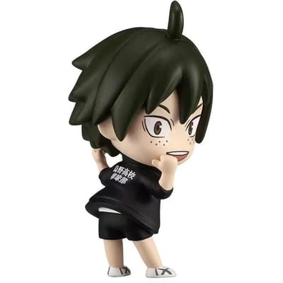 Japanse Echte Gacha Schaalmodel Haikyuu Schouder aan Schouder Zittend Model Shoyo Hinata Tobio Kageyama Actiefiguur Speelgoed