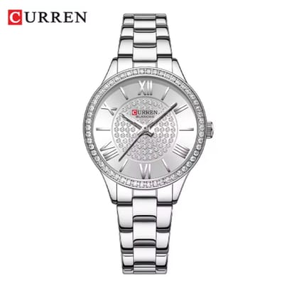 Curren Horloge – Vrouwen – Zilverkleurig – Model 9084 – Elegant Dameshorloge – Perfect Cadeau