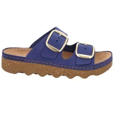 Rohde Foggia-D - dames slipper - Blauw - maat 37 (EU) 4.5 (UK)