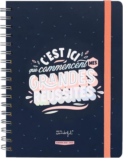 Klassieke Agenda - Weekplanner 2021-2022 - Grote Successen Plannen - Veelzijdige Inhoud - 17 x 22 cm - Veelkleurig