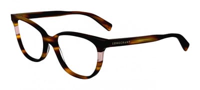 Longchamp LO2739 Striped havana 52/16/140 WOMAN Brilmonturen