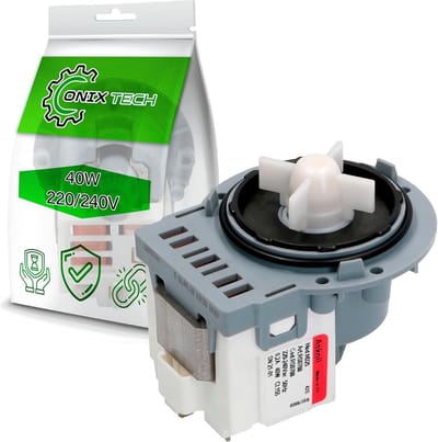 Wasmachine Afvoer Pomp - Universele pomp - Afvoer Reparatie - Koperen Wikkeling - 40 W - Grijs