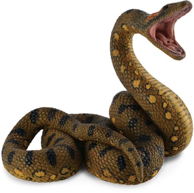 COLLECTA Figurine - Groene Anaconda - (L) - Wilde Dieren - Handgeschilderd - Miniatuur