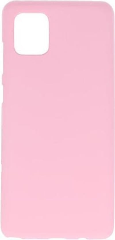 Bestcases Color Telefoonhoesje - Backcover Hoesje - Siliconen Case Back Cover voor Samsung Galaxy Note 10 Lite -  Roze