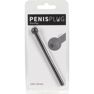 You2Toys – Siliconen Dilator Penis Plug met Tunnel Ontwerp voor Natte Plezier – Zwart