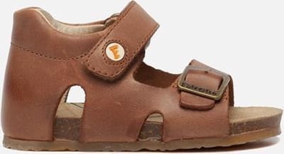 Falcotto - Bea - Mt 24 - gesp velcro lederen sandalen - Cognac