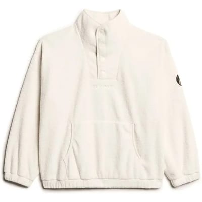 Technische sweatshirt met een Turtleneck voor dames in sherpa Superdry Sport
