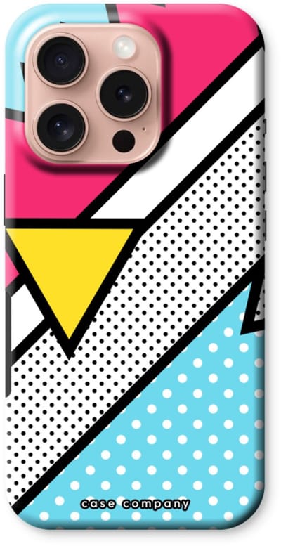 Case Company® - Hoesje geschikt voor iPhone 16 Pro hoesje - Pop Art #3 - Tough Case - Maximale Bescherming alle Kanten en Schermrand