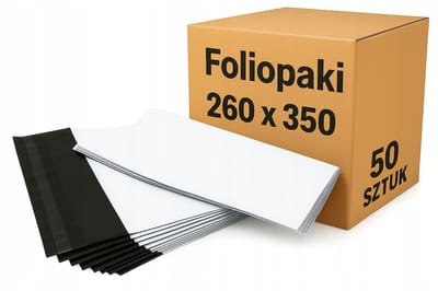 M-FOLIE B4 - Foliopakken - 260x350 mm - Wit/Zwart - 50 stuks