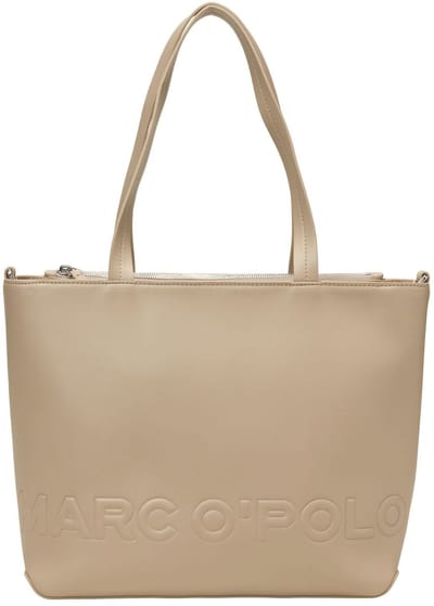 Marc O'Polo Schoudertas Valda Shopper Summer Sand Taupe