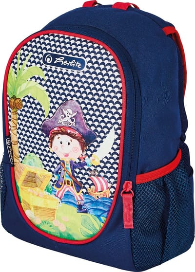Herlitz Rookie Pirate rugzak School rugzak Meerkleurig, Marineblauw Polyester