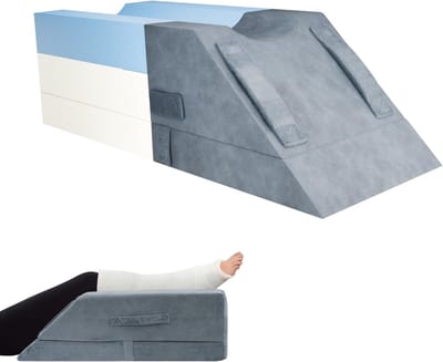 Ergonomisch in hoogte verstelbaar aderkussen, voor na een operatie, letsel of om uit te rusten, beenverhogingskussen, lymfekussen voor benen omhoog leggen