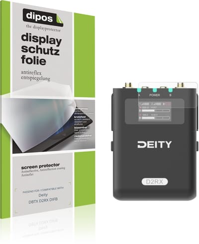 dipos – 4x Matte Beschermfolie geschikt voor Deity DBTX D2RX DIFB | Krasbestendige & antireflecterende Screenprotector Ultra-Thin