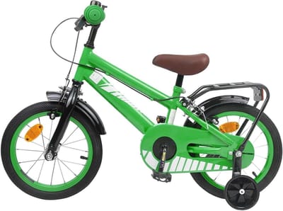 Kinderfiets - Jongensfiets Meisjesfiets - Buiten Spelen - Klassiek Ontwerp - 14 inch - Groen