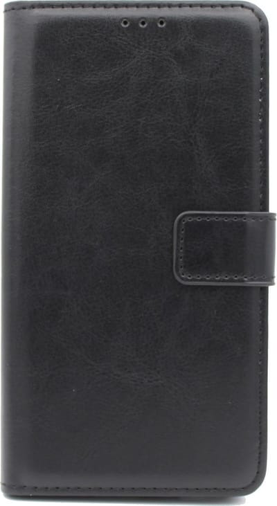 HB Hoesje Geschikt voor Nokia 7.1 - Portemonnee Book Case - Kaarthouder & Magneetlipje - Zwart