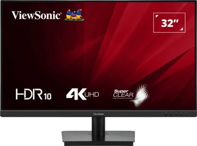 Viewsonic VA3208-4K-HD LED-monitor Energielabel F (A - G) 81.3 cm (32 inch) 3840 x 2160 Pixel 16:9 4 ms HDMI, DisplayPort, Audio, stereo (3.5 mm