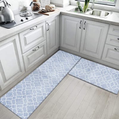 Keuken PVC Bedrukte Vloermatten, Waterdicht en Oliebestendig, Afwasbare Huishoudelijke Leren Tapijten 40*60*1.0cm