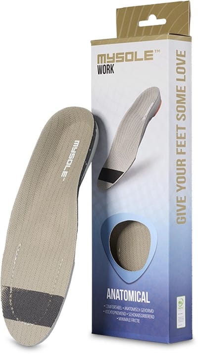 MYSOLE™ Work Anatomical - Inlegzolen voor extra comfort en stabiliteit tijdens werk - 1 paar - Maat 36