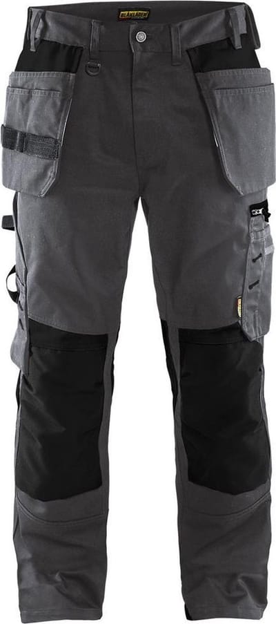 Blaklader Werkbroek met spijkerzakken 1555-1860 - Donkergrijs/Zwart - C146