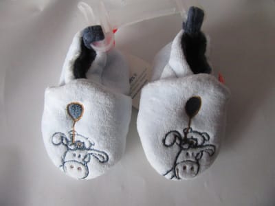 Noukie's Schoentjes - Slofjes - Paco - Bleek blauw - maat 20