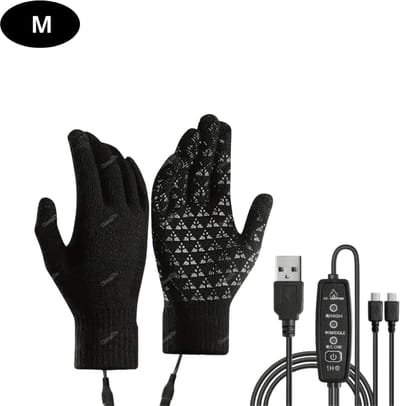 Livano Winterhandschoen - Wanten - Gloves - Touchscreen Handschoenen - Handschoenen Winter - Zwart - Maat M