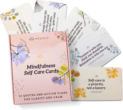 Mindfulness-kaarten met actieplannen - Ontspanning en Zelfzorg voor Vrouwen