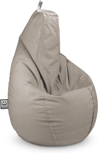 XL Comfortabele Outdoor Zitzak Stoel in SteenKleur - Perfect voor Binnen & Buiten