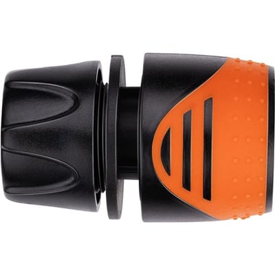 BLACK+DECKER Tuinslang Koppeling 1/2'' - Tuinslangen ⌀13mm - Kunststof - Zwart/ Oranje