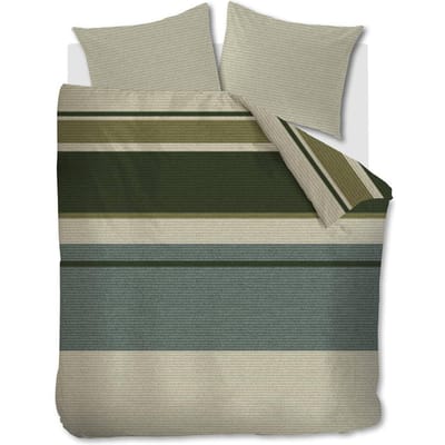 Beddinghouse Raya dekbedovertrek - Lits-Jumeaux - 240x200/220 - Groen
