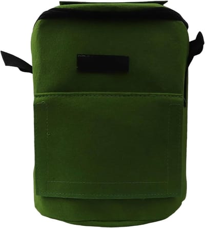 Compostzak Tuinafval - Gistingsbak Bladeren - Organisch Afval Verwerken - Ondersteunt Probiotische Fermentatie - 19L - Groen