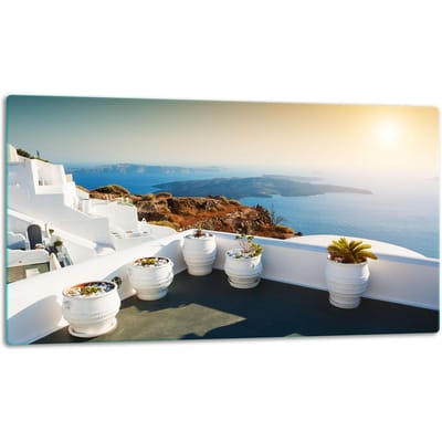 TMK ArtDeko Serie - Snijplank - Glas - 52x30 - Gekleurd Landschap