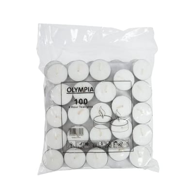 Olympia theelichten 4 uur (100 stuks)