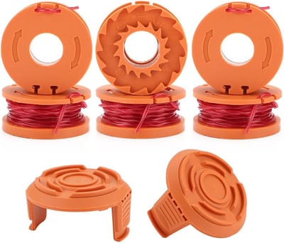 Grasmaaier Draad Spoel - Trimmer Spoelen - Onkruid Trimmen - Duurzaam Polyamide Nylon - 6 Stuks 3m - Rood